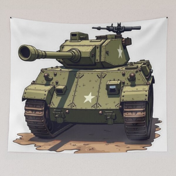 Item preview, Tank Sticker designed and sold by doomwalker2010.