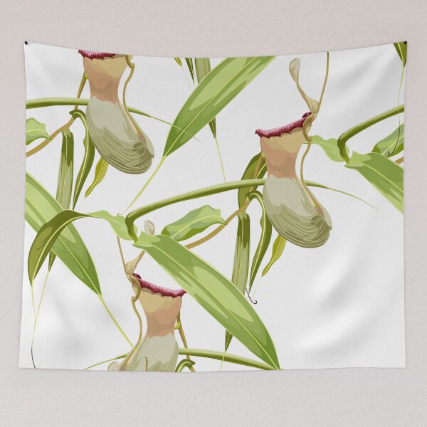 Item preview, Jungle rainforest. Nepenthes, genus of carnivorous plants.  designed and sold by MatyKotiv.