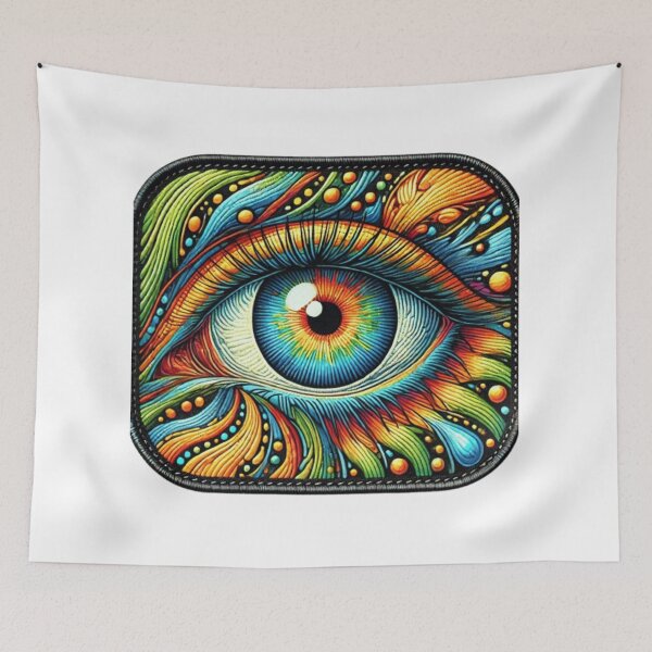 Item preview, Cool Iron On Patches Eye  designed and sold by ArtQueen777.