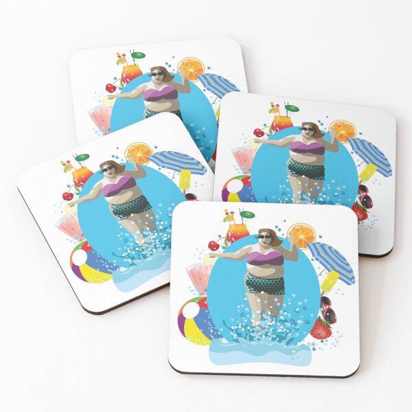 Item preview, Joyful Summer Splash Fat Positivity designed and sold by Laurent-Art.