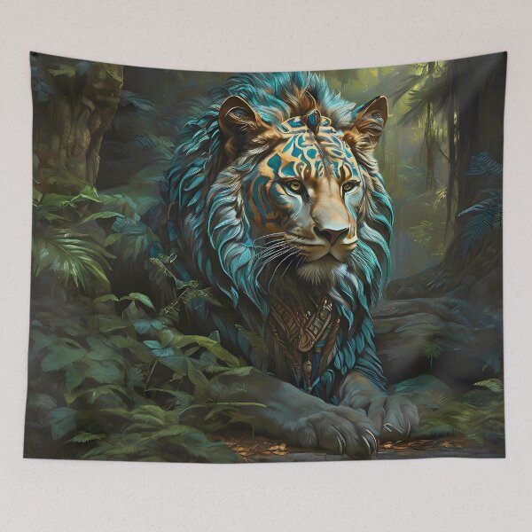 Item preview, Ancient Lion in the Jungle designed and sold by Marcicev-Bojan.