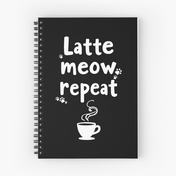 Item preview, Latte Meow Repeat. Cup of Coffee With a Cats Paws v.2 designed and sold by twisted-dot.