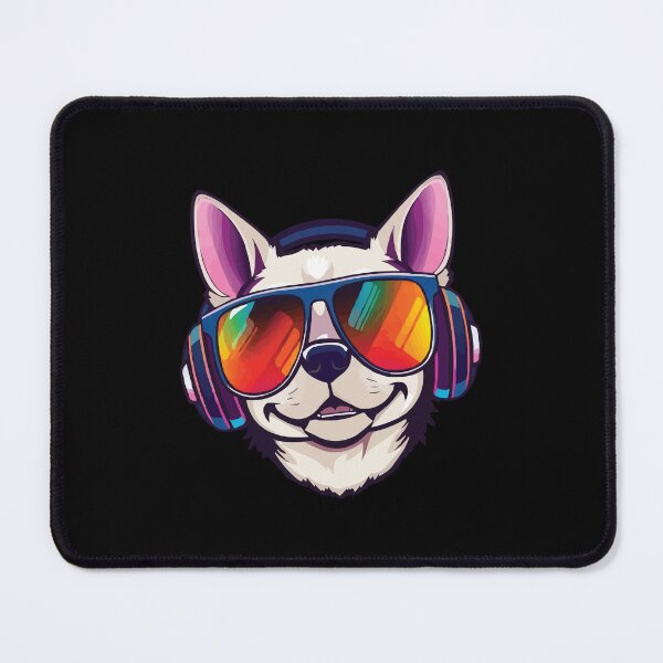 Item preview, DJ French Bulldog designed and sold by Getup-clothing.