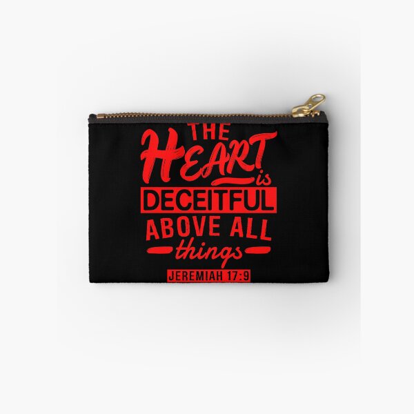 Item preview, Jeremiah 17:9 The Heart Is Deceitful Above All Things designed and sold by plushism.