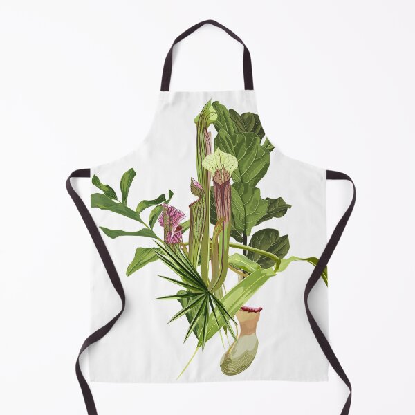 Item preview, Tropical bouquet with exotic Sarracenia and green  leaves. designed and sold by MatyKotiv.