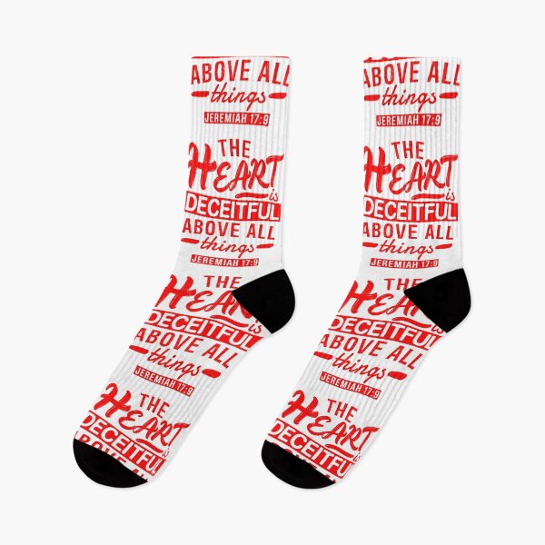 Item preview, Jeremiah 17:9 The Heart Is Deceitful Above All Things designed and sold by plushism.