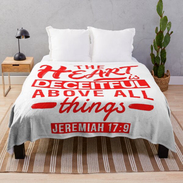 Item preview, Jeremiah 17:9 The Heart Is Deceitful Above All Things designed and sold by plushism.