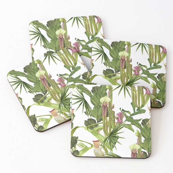 Item preview,  Jungle rainforest. Sarracenia, genus of carnivorous plants. Monkey cups exotic plant. designed and sold by MatyKotiv.