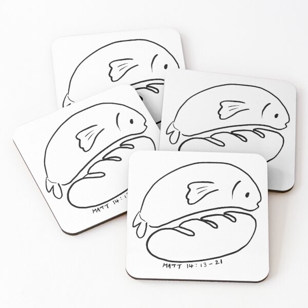 Item preview, Feeding the Multitude Loaves And Fishes Matt 14: 13-21 designed and sold by brodyquixote.