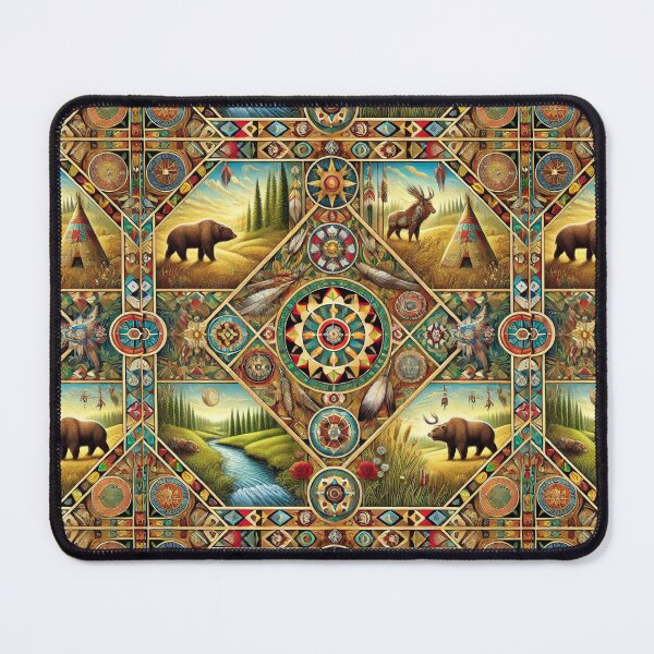 Item preview, Richly Detailed Design Inspired by the Plains Cree Tribe of Kansas designed and sold by Meta2Physical.