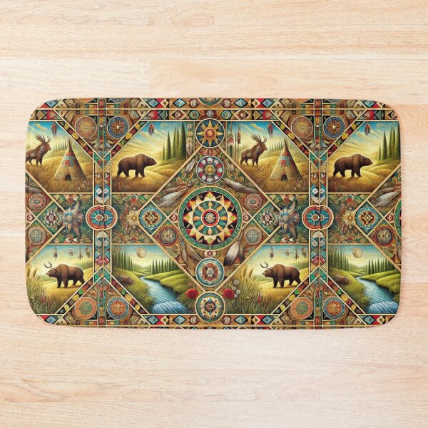 Item preview, Richly Detailed Design Inspired by the Plains Cree Tribe of Kansas designed and sold by Meta2Physical.