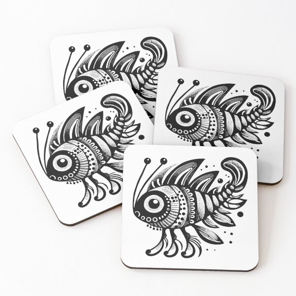 Item preview, Whimsical Creature : Whimsical Fish 01 designed and sold by Reillustore X.