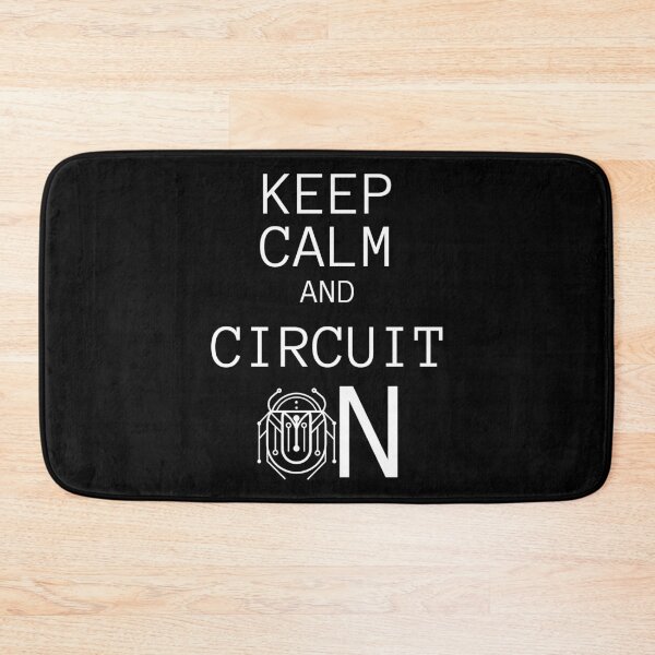Item preview, Keep Calm and Circuit ON – Scarab Circuit Design designed and sold by I-RDesign.