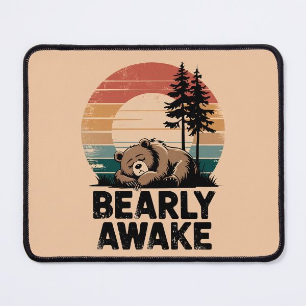 Item preview, Cute Bear - Bearly Awake designed and sold by MALIKABO.