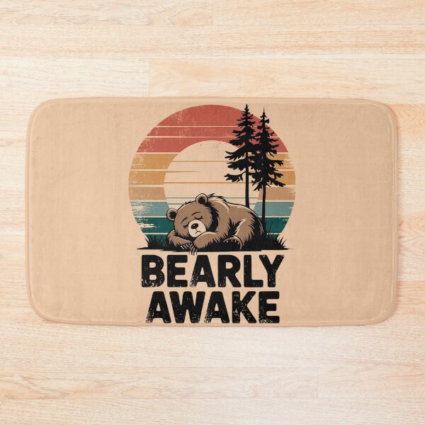 Item preview, Cute Bear - Bearly Awake designed and sold by MALIKABO.