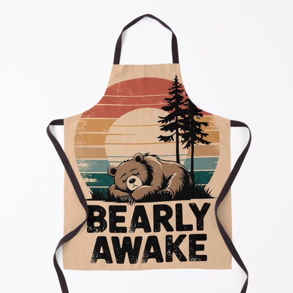 Item preview, Cute Bear - Bearly Awake designed and sold by MALIKABO.