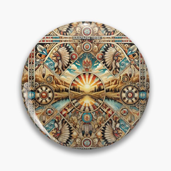 Item preview, Arapaho Tribe: A Seamless Pattern Honoring Spirit and Tradition designed and sold by Meta2Physical.