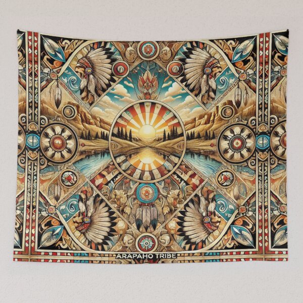 Item preview, Arapaho Tribe: A Seamless Pattern Honoring Spirit and Tradition designed and sold by Meta2Physical.
