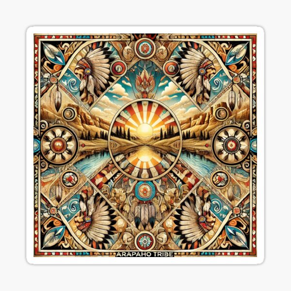 Item preview, Arapaho Tribe: A Seamless Pattern Honoring Spirit and Tradition designed and sold by Meta2Physical.