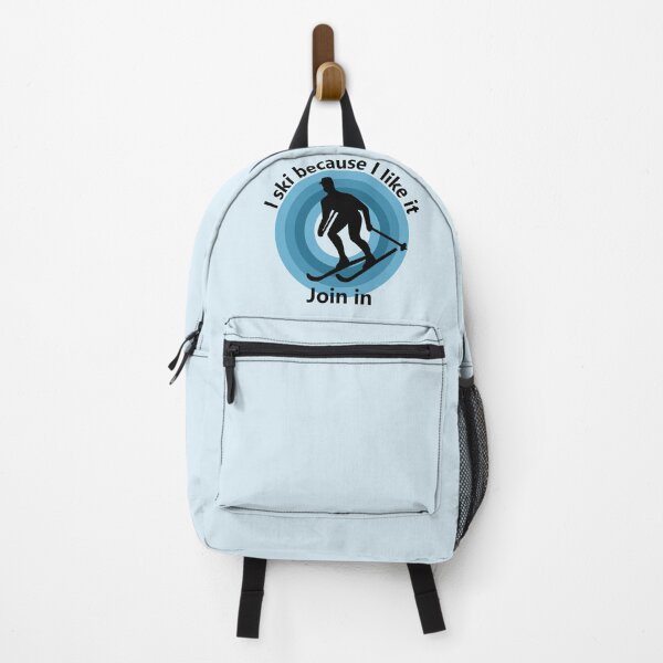 Item preview, Sport - I ski because I like it - join me designed and sold by mikistudio.