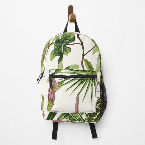 Item preview, Jungle rainforest. Sarracenia, genus of carnivorous plants, palms and flowers. designed and sold by MatyKotiv.