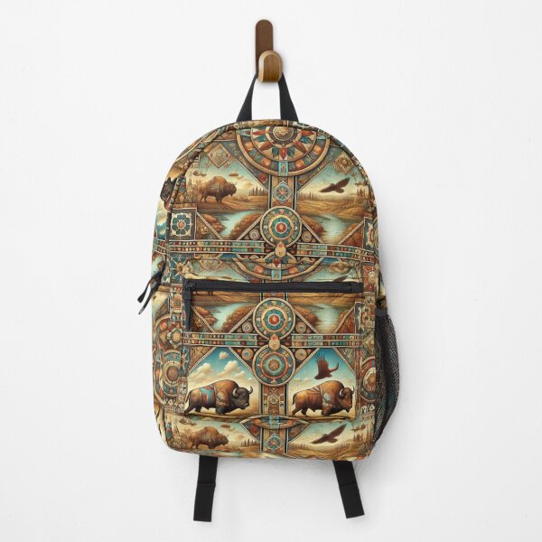 Item preview, Kiowa Tribe: A Seamless Pattern of Spirit and Nature designed and sold by Meta2Physical.