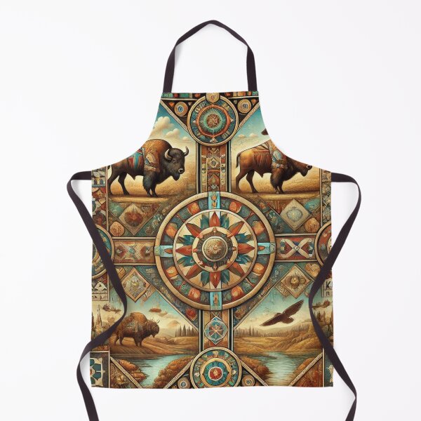 Item preview, Kiowa Tribe: A Seamless Pattern of Spirit and Nature designed and sold by Meta2Physical.