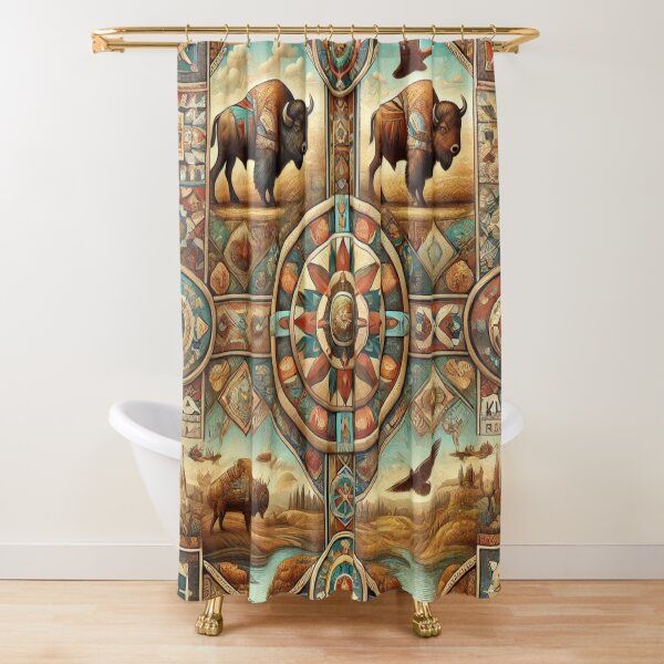 Item preview, Kiowa Tribe: A Seamless Pattern of Spirit and Nature designed and sold by Meta2Physical.