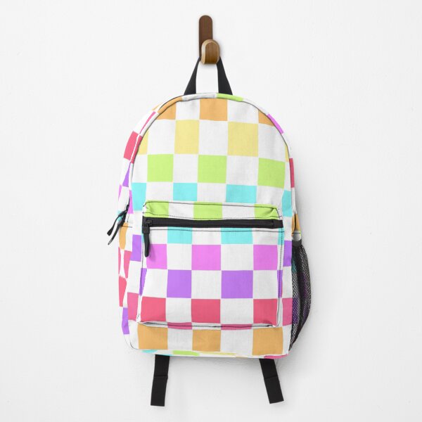 Item preview, Pastel Rainbow and White Checkers designed and sold by JaygiesDesign.