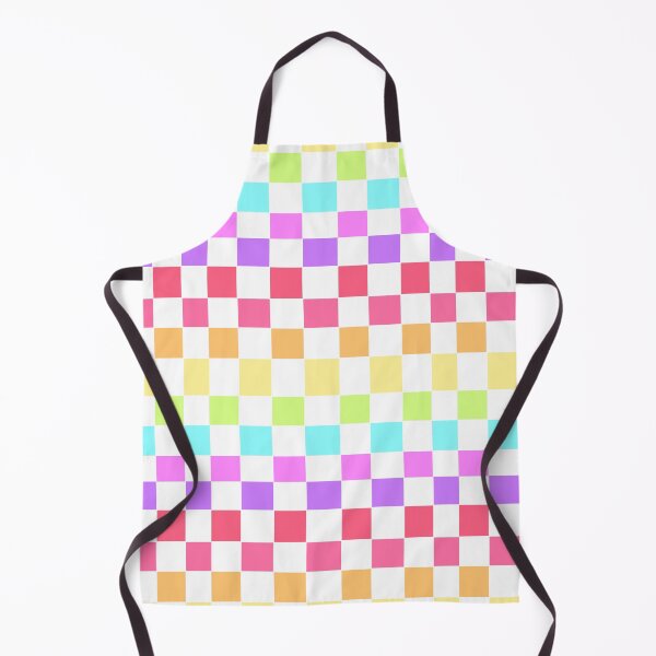 Item preview, Pastel Rainbow and White Checkers  designed and sold by JaygiesDesign.