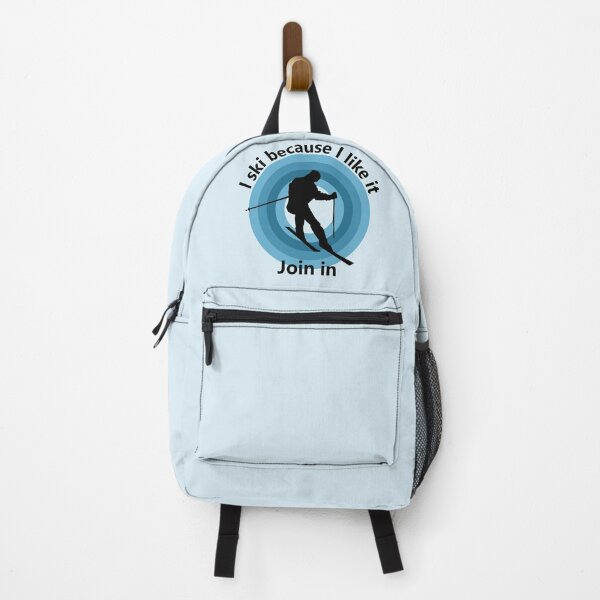 Item preview, Sport - I ski because I like it - join me designed and sold by mikistudio.