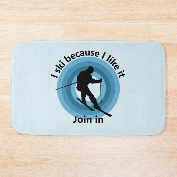 Item preview, Sport - I ski because I like it - join me designed and sold by mikistudio.