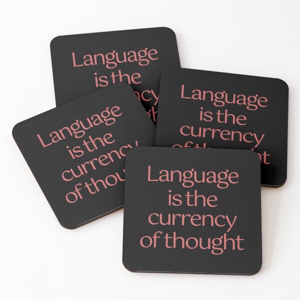 Item preview, Language is the currency of thought. v.6 designed and sold by x1brett.