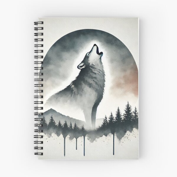 Item preview, Majestic wolf howling designed and sold by Giuseppe Cammino.