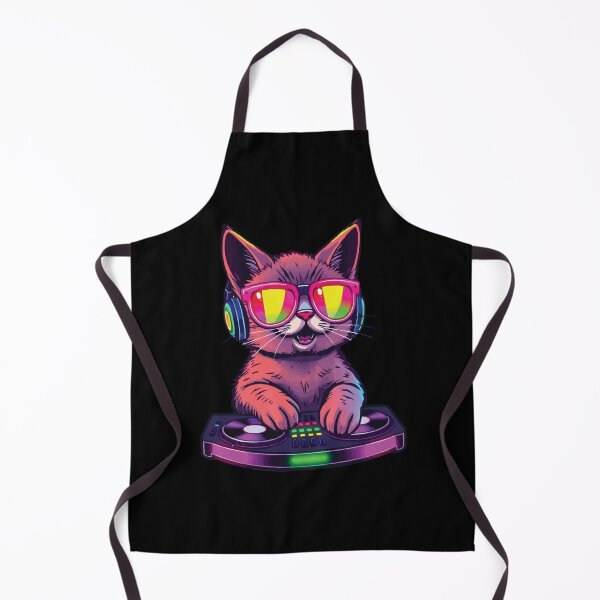 Item preview, HOUSE CAT (Rainbow DJ Kitty) designed and sold by Getup-clothing.