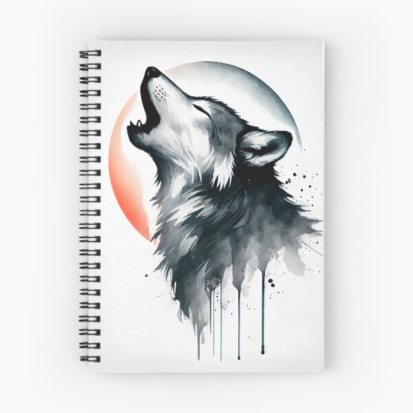 Item preview, Majestic wolf howling designed and sold by Giuseppe Cammino.