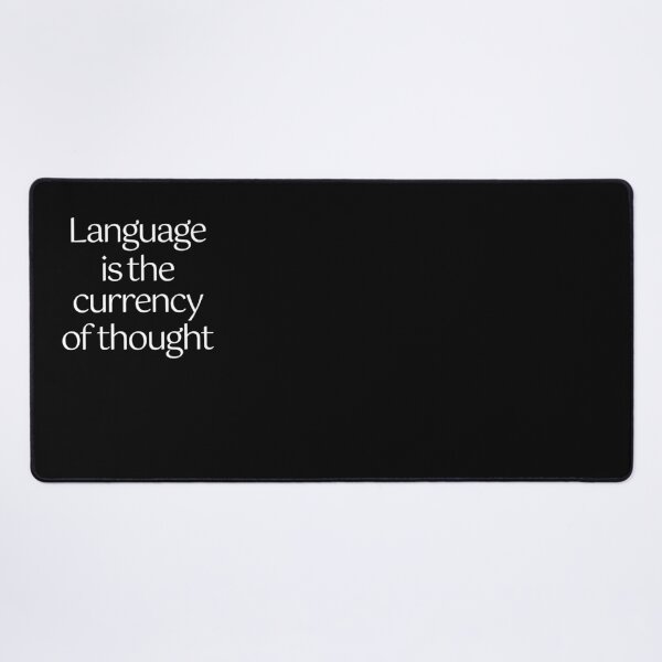 Item preview, Language is the currency of thought. v.9 designed and sold by x1brett.