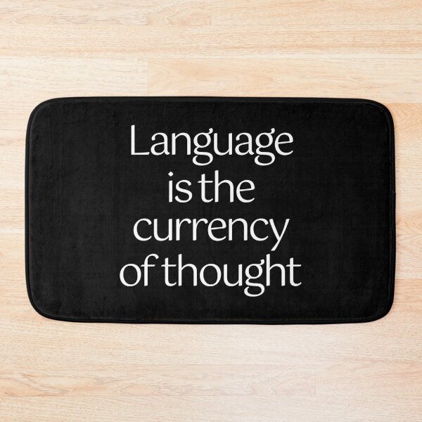 Item preview, Language is the currency of thought. v.9 designed and sold by x1brett.
