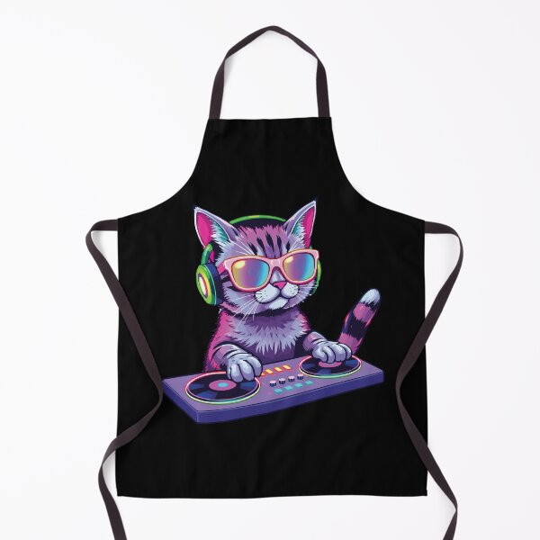 Item preview, HOUSE CAT (Rainbow DJ Kitty) designed and sold by Getup-clothing.