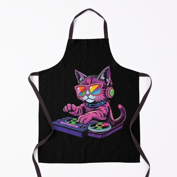 Item preview, HOUSE CAT (Rainbow DJ Kitty) designed and sold by Getup-clothing.