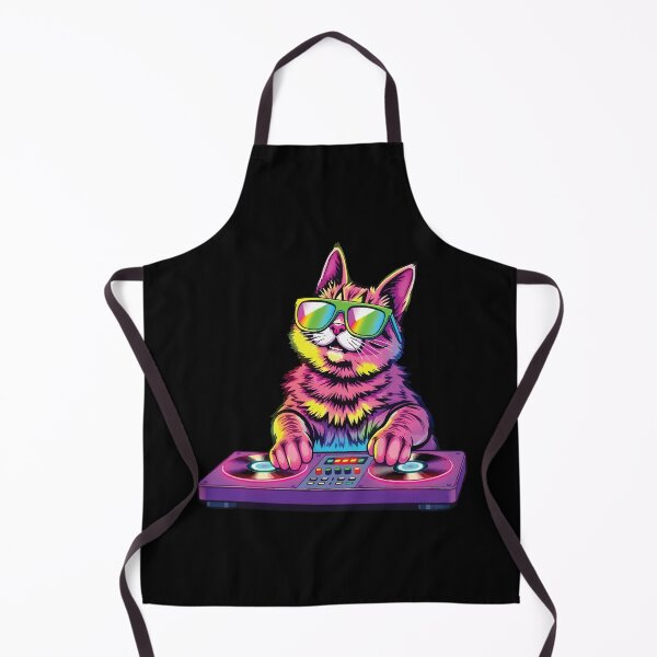 Item preview, HOUSE CAT (Rainbow DJ Kitty) designed and sold by Getup-clothing.