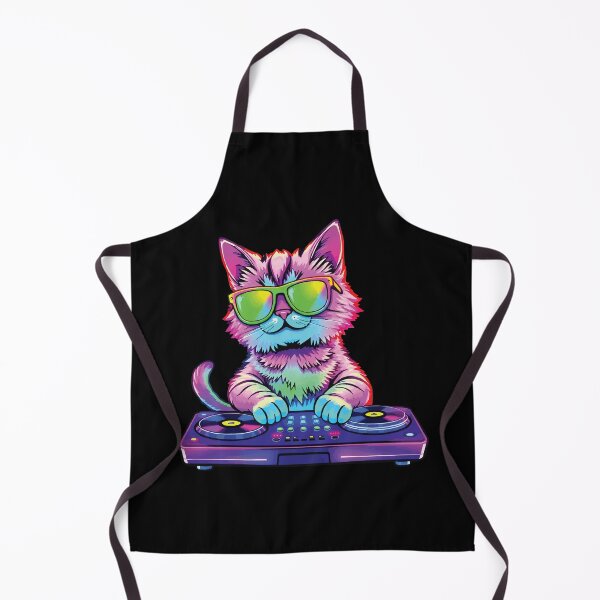 Item preview, HOUSE CAT (Rainbow DJ Kitty) designed and sold by Getup-clothing.