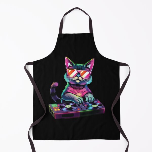 Item preview, HOUSE CAT (Rainbow DJ Kitty) designed and sold by Getup-clothing.
