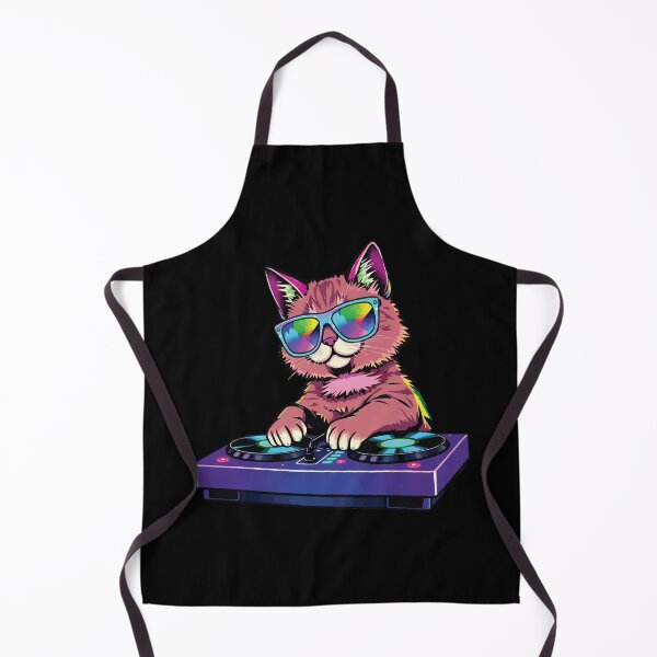 Item preview, HOUSE CAT (Rainbow DJ Kitty) designed and sold by Getup-clothing.