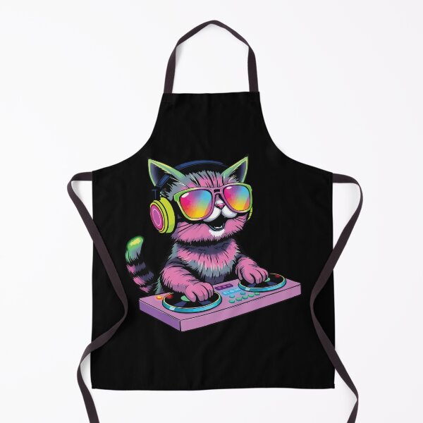 Item preview, HOUSE CAT (Rainbow DJ Kitty) designed and sold by Getup-clothing.