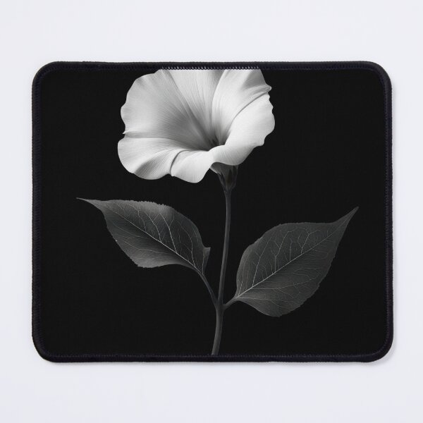 Item preview, Black and White Bindweed Flower v4 designed and sold by PiranhaEatFashion.