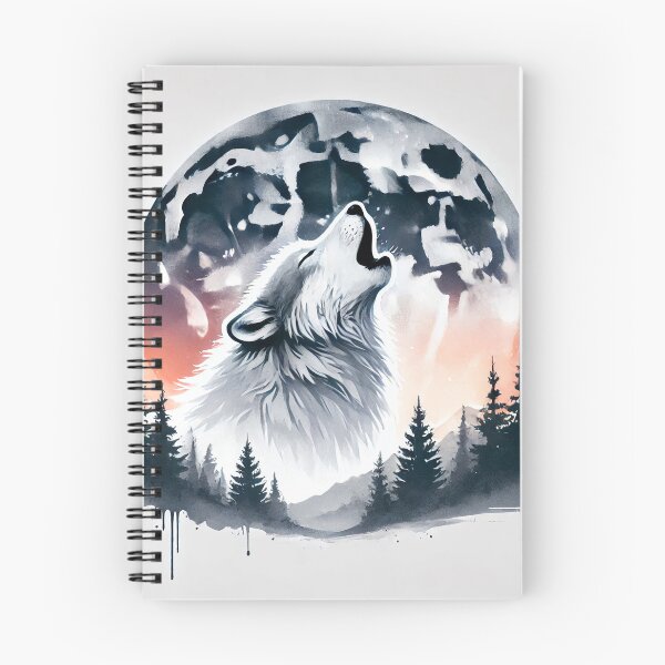 Item preview, Majestic wolf howling designed and sold by Giuseppe Cammino.
