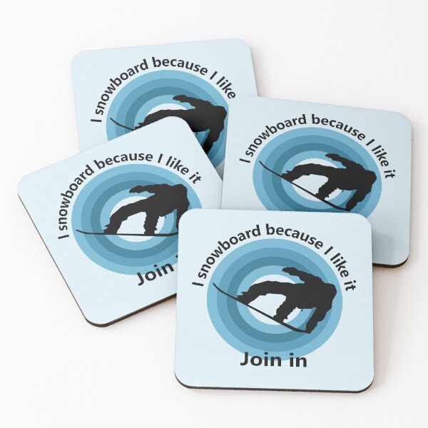 Item preview, Sport - I snowboard because I like it - join me designed and sold by mikistudio.