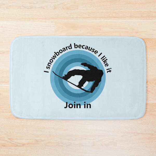 Item preview, Sport - I snowboard because I like it - join me designed and sold by mikistudio.