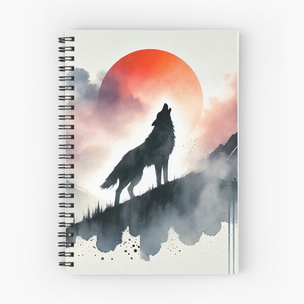 Item preview, Majestic wolf howling designed and sold by Giuseppe Cammino.